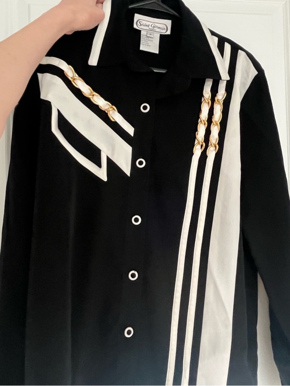 Vintage Saint Germain Chain Blouse